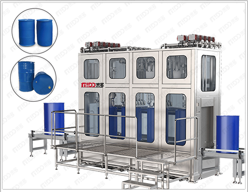 MIDO-200L全自動開灌旋一體機（四工位）